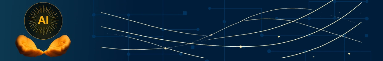 Abstrakte Illustration, die KI und Automatisierung repräsentiert
