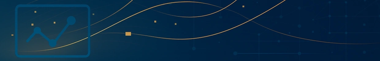 Abstrakte Datenvisualisierung, die Daten und Analytics repräsentiert